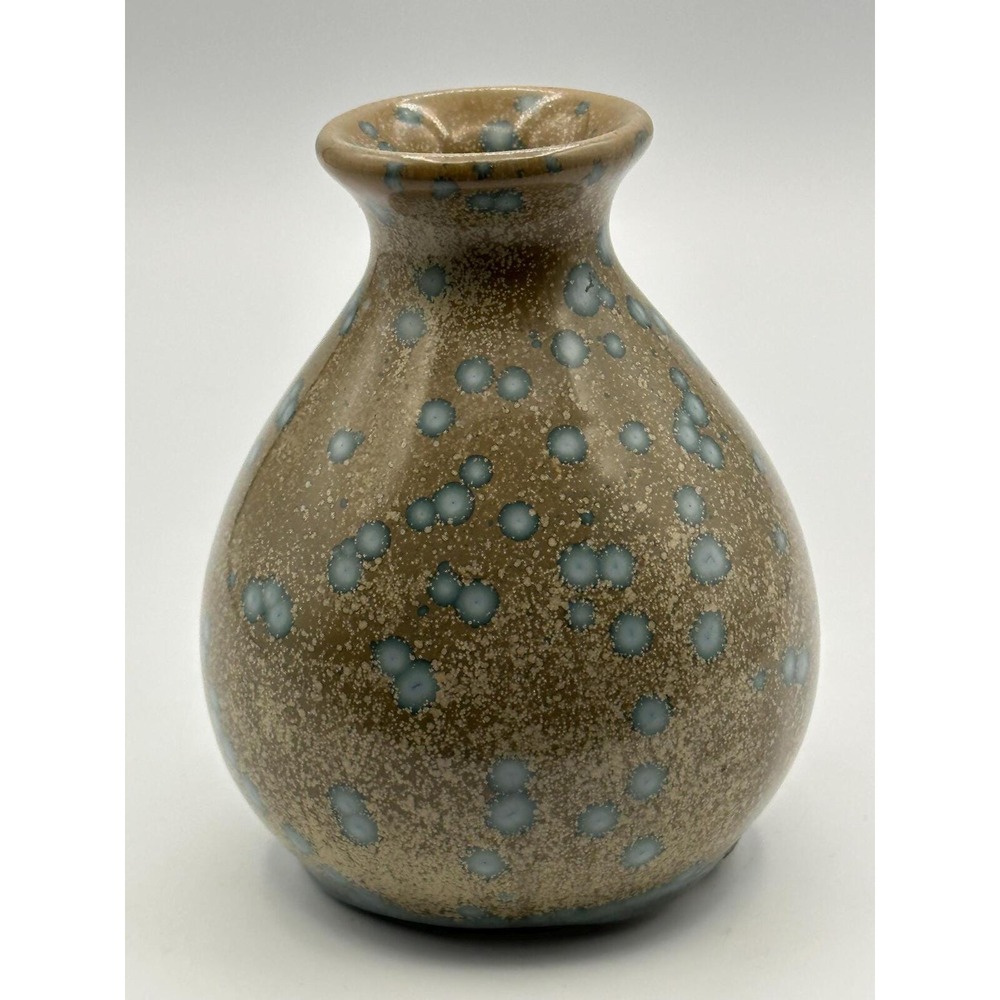 Nor Cal Livermore Studio Art Pottery 5" Crystalline Glaze Bud Vase